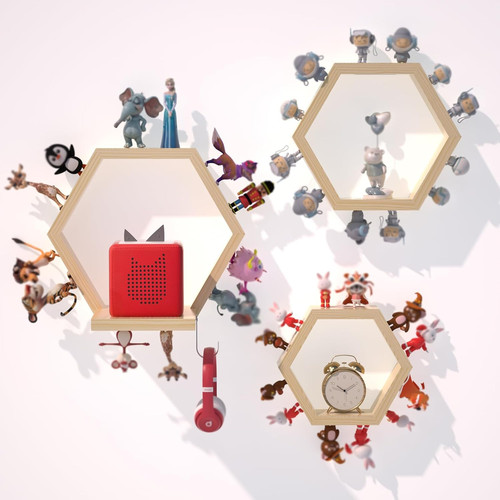 Hexagon tonies shelf magnetic - shelf,