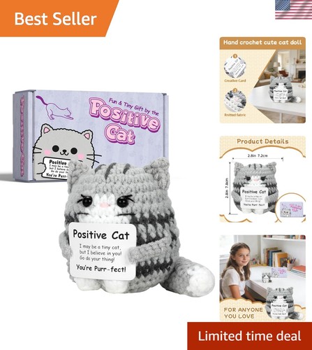 Adorable crochet cat plush - crochet,