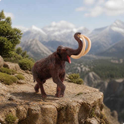 Standing ice age giant display - ice,
